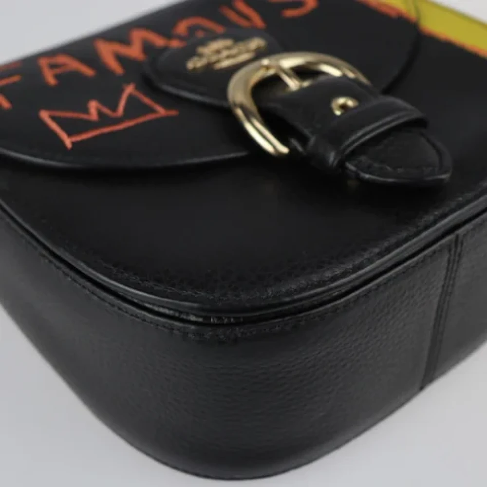 Coach Pre-owned Fabric handbags Black Dames