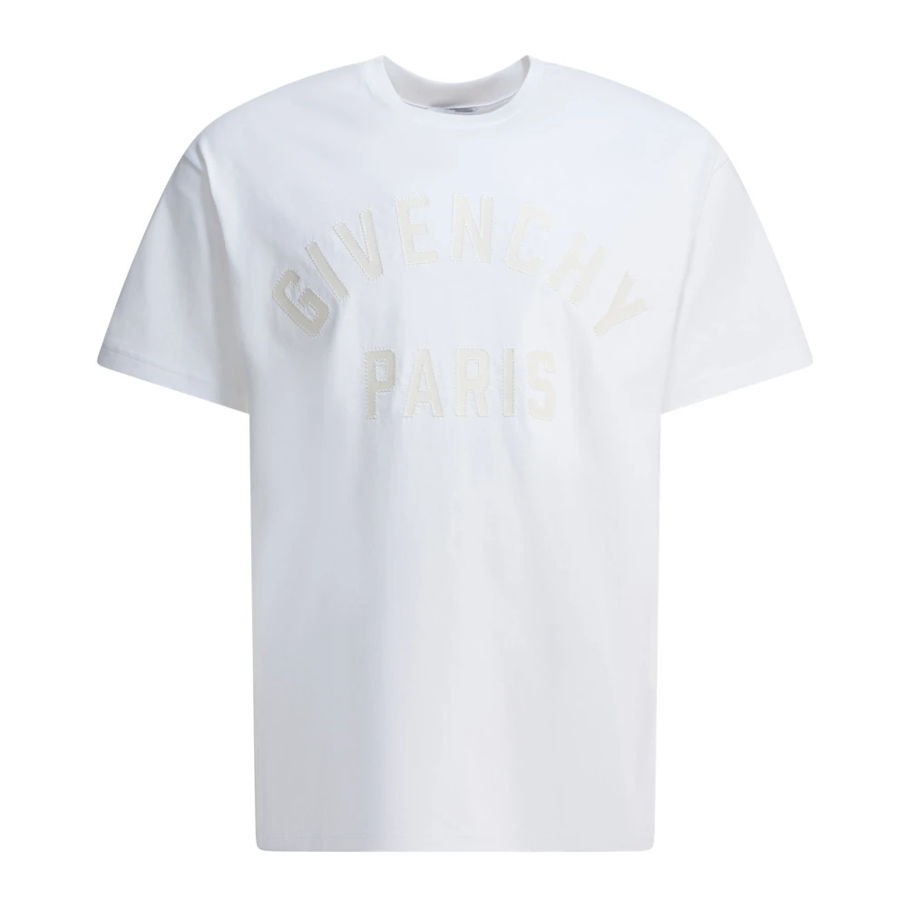 Givenchy Men's White T-Shirts, M, Paris T-Shirt
