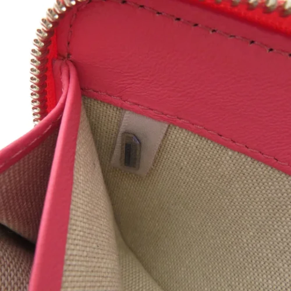 Jimmy Choo Pre-owned Leather wallets Pink Dames