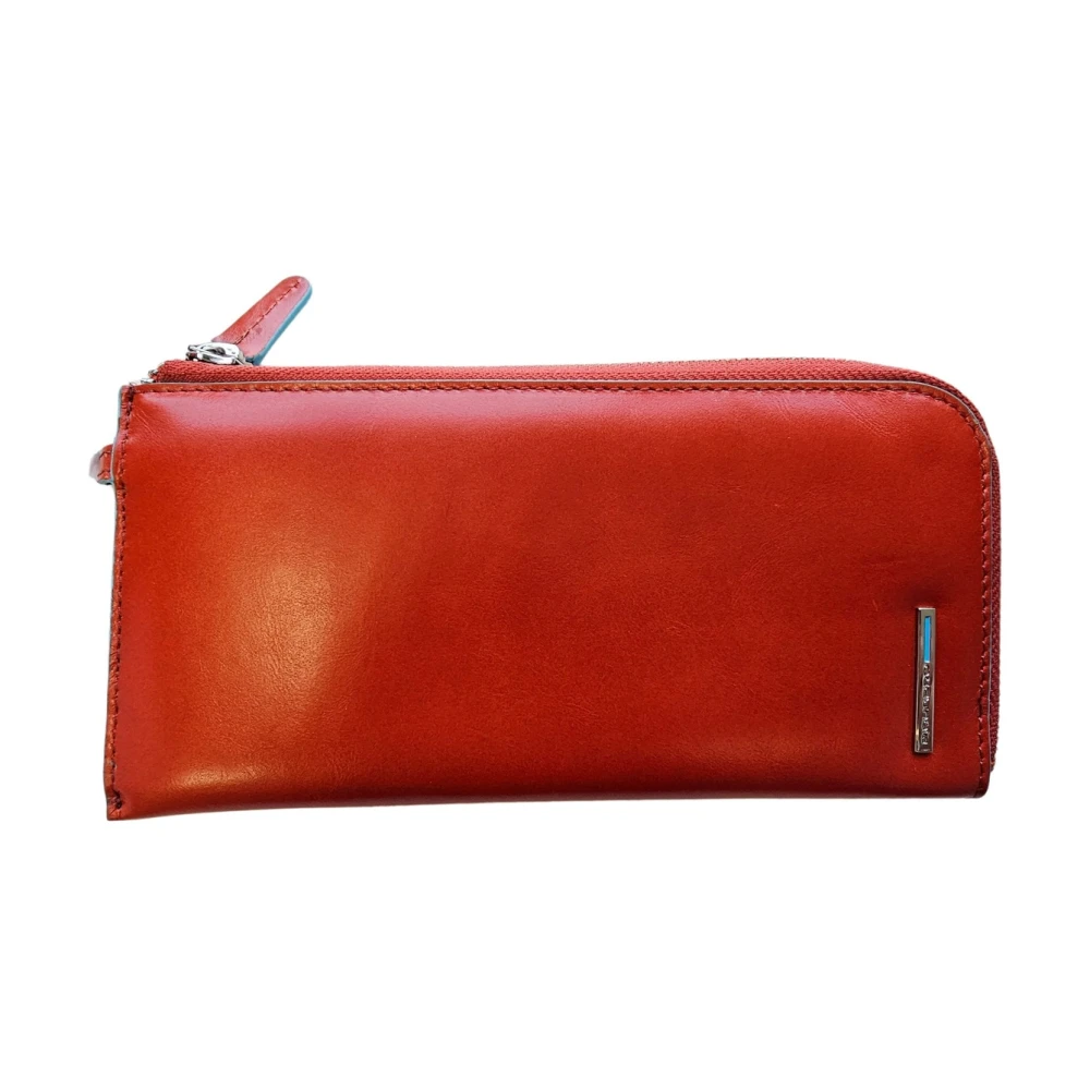 Piquadro Kvinno Brun Accessoarer Dam, One Size, Läder, Slim Smartphone Plånboksfodral