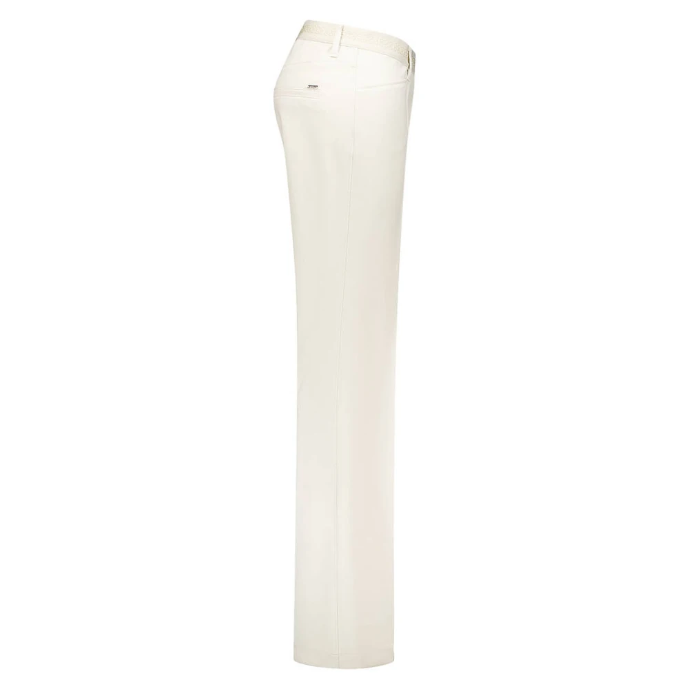 Gardeur Slim Pull-On Broek Zilla2 White Dames