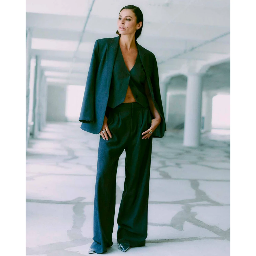 Copenhagen Muse Op Maat Gemaakte Muse Broek Gray Dames