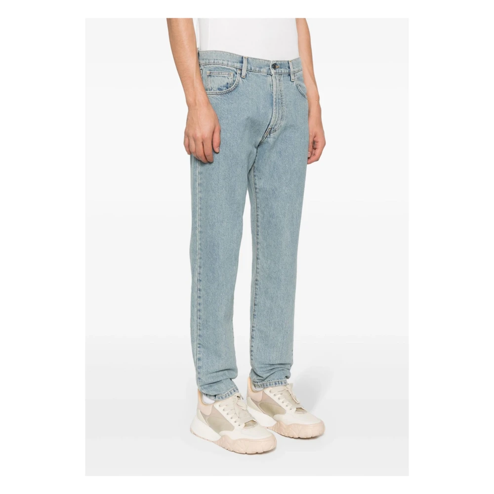 Moschino Klassieke Straight Denim Jeans Blue Heren