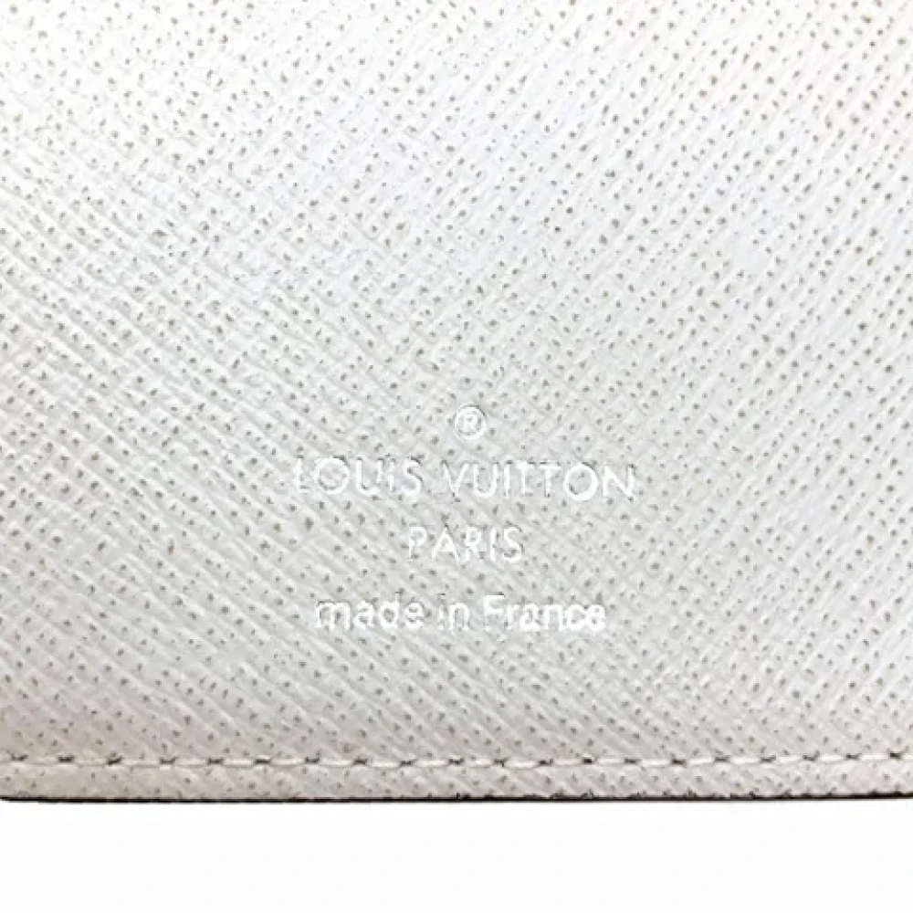 Louis Vuitton Vintage Pre-owned Fabric wallets White Dames