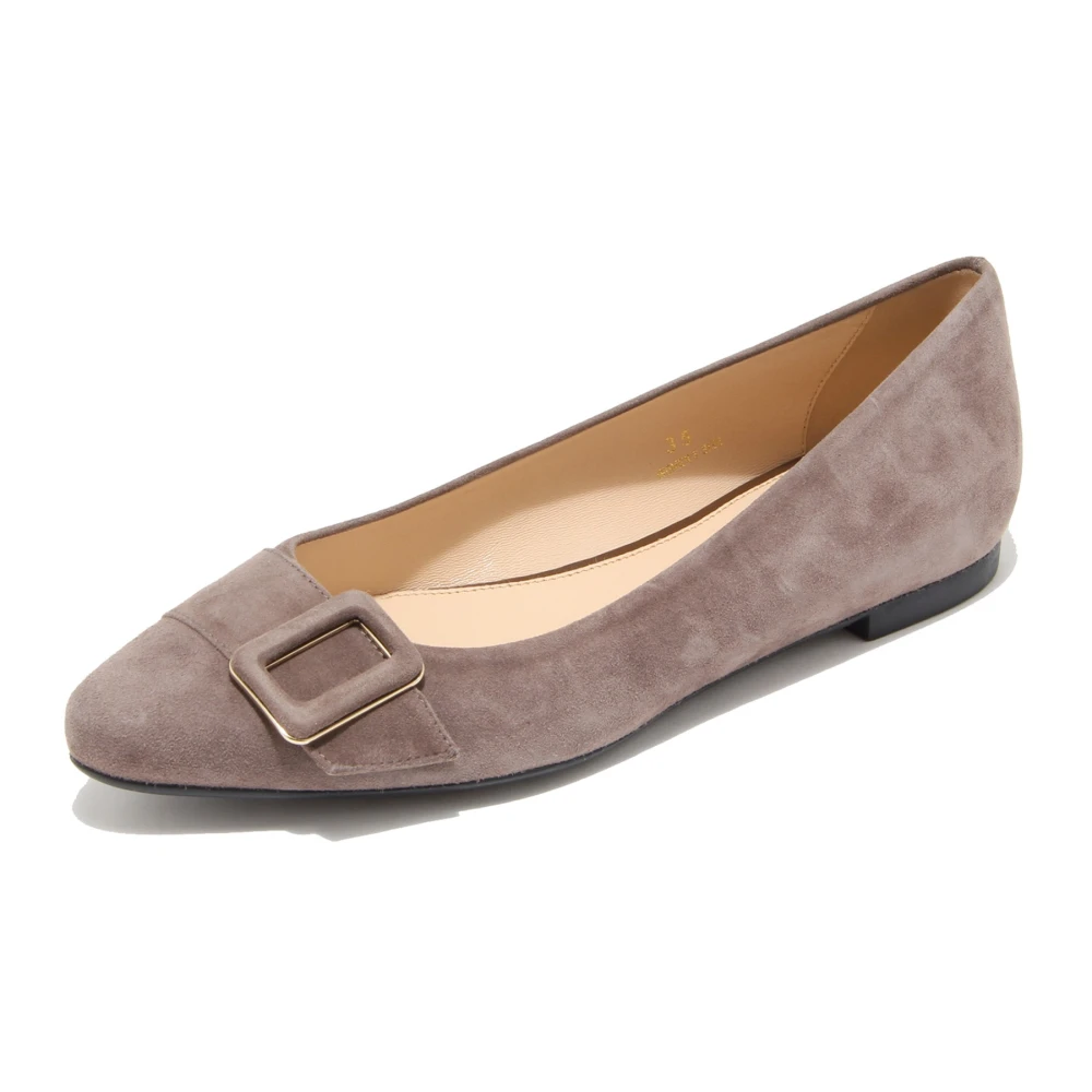 Tod's Women's Brown Stylish Leather Shoes Made In Italy