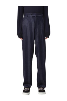 stylish-blue-tailored-fit-pants