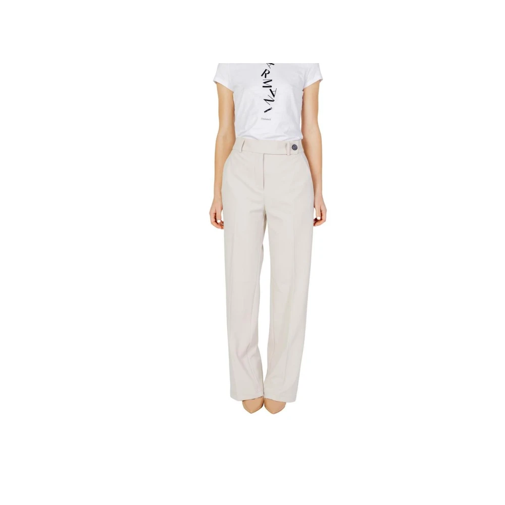 Only Beige Sigarettenbroek Lente Zomer Collectie Beige Dames
