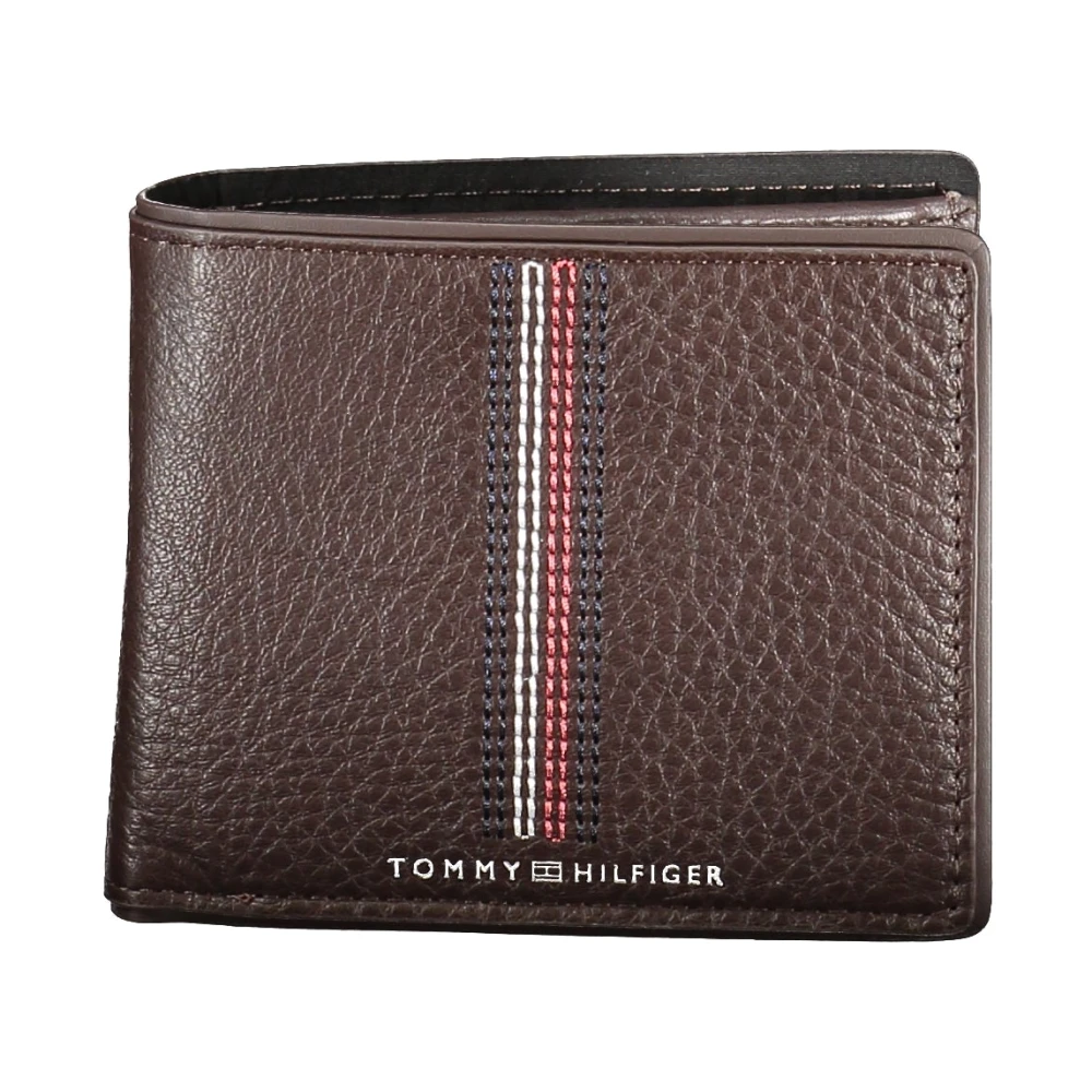Tommy Hilfiger Heren Bruine Portemonnee met Muntvak Brown Heren