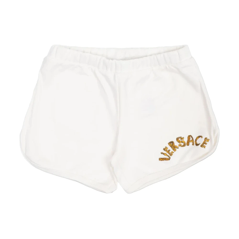 Versace Barn Broderade Shorts White, Flicka