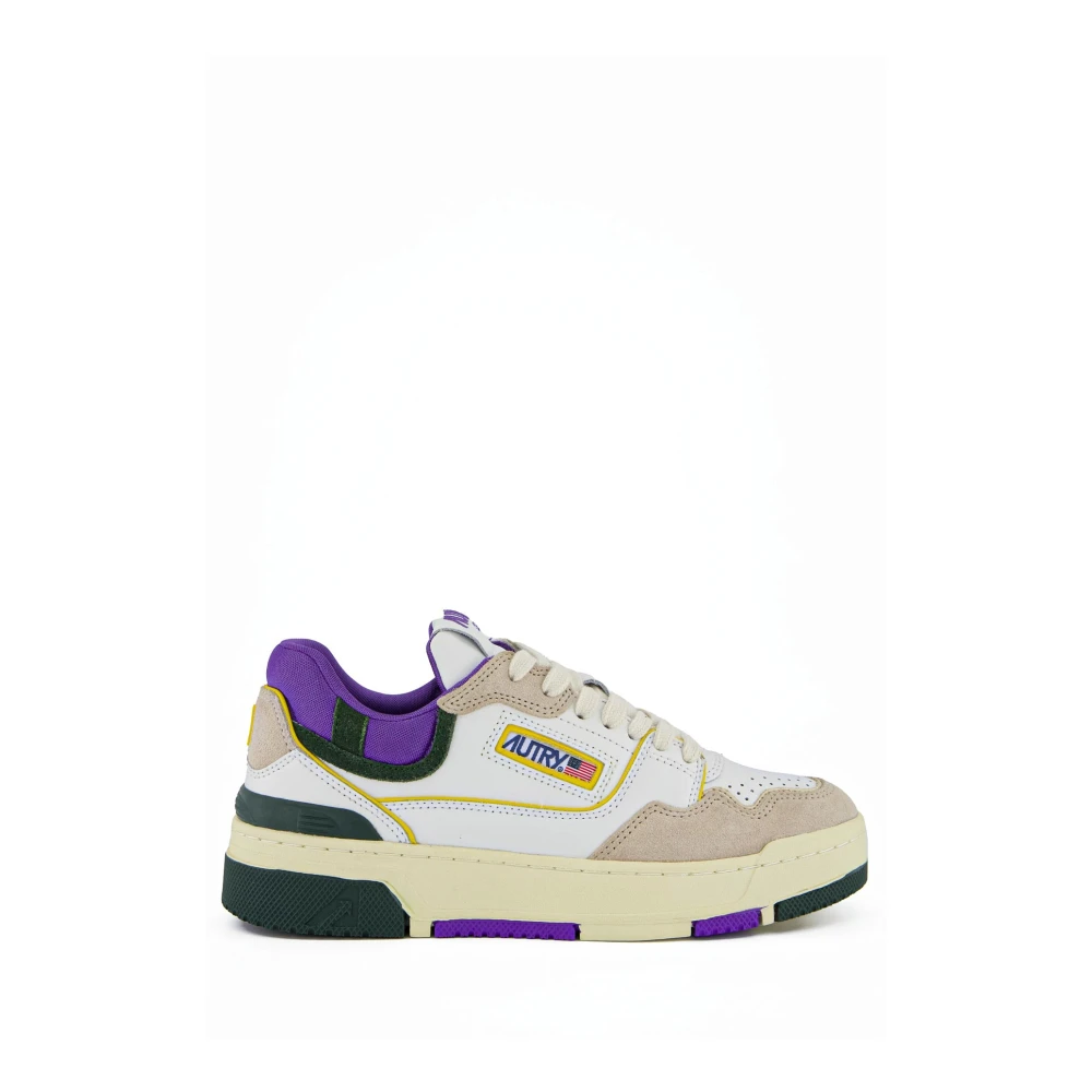 Autry Witte Sneakers Chic Stijl Dames Schoenen Veelkleurig Multicolor