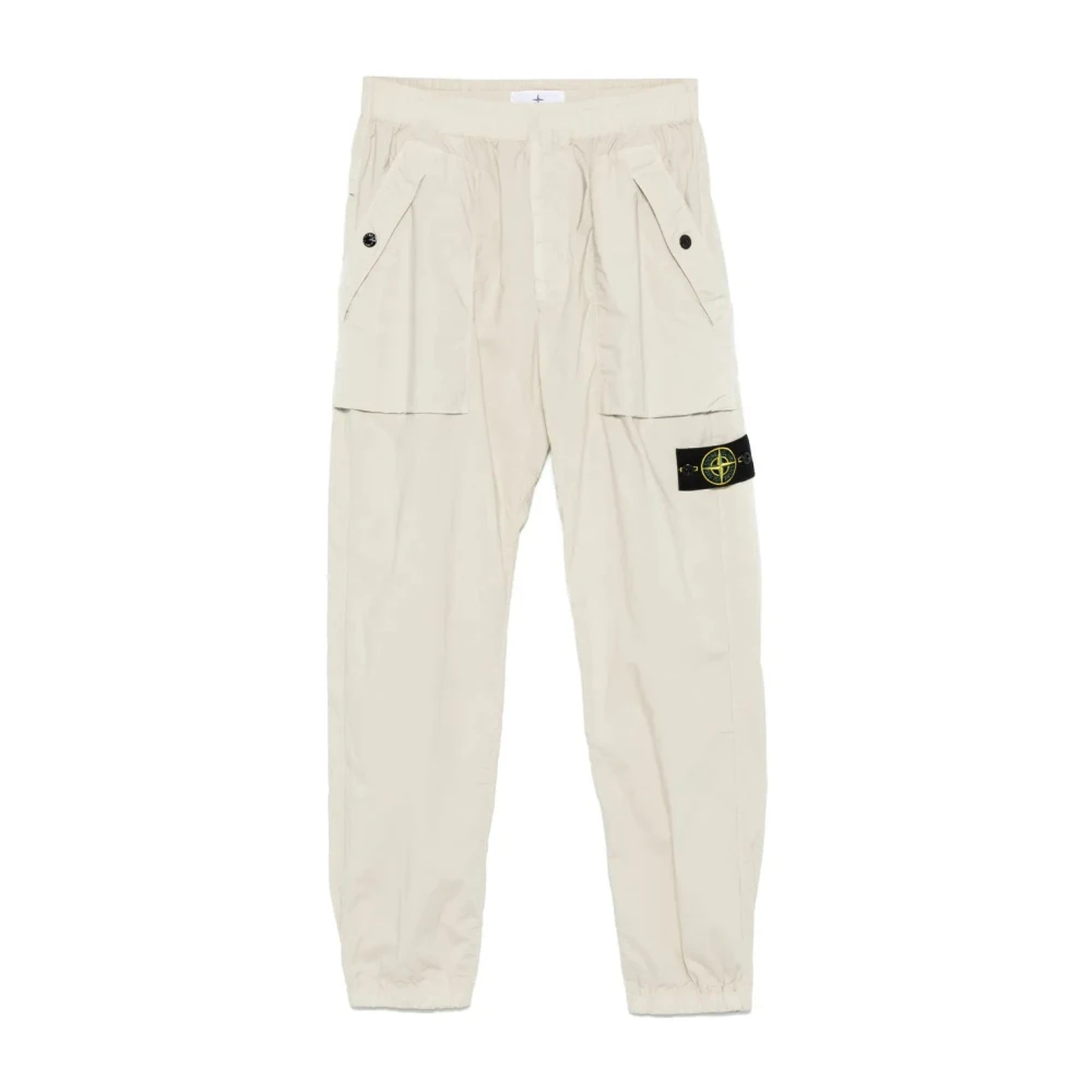 Stone Island Casual Cargo Broeken voor Mannen Beige Heren