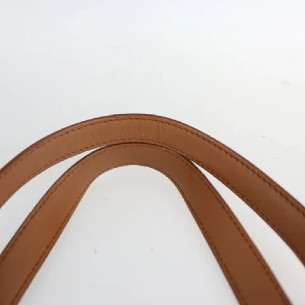 Bvlgari Vintage Pre-owned Leather totes Brown Dames