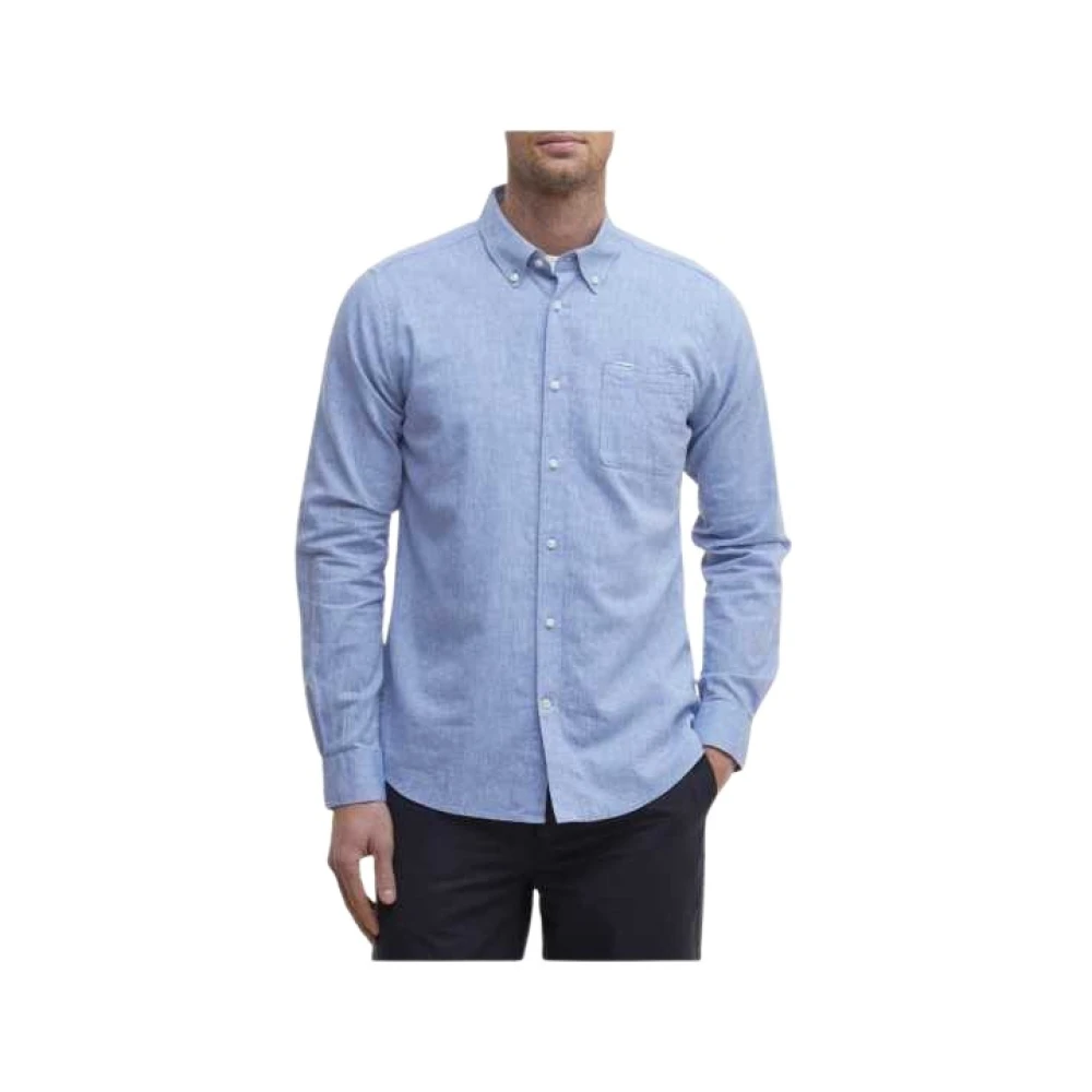 Barbour Men's Blue Casual Shirts, 2XL, Nelson Tailored Shirt