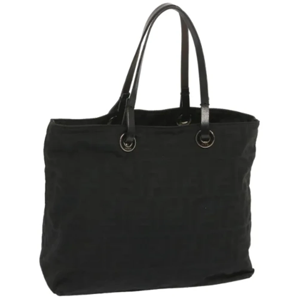 Fendi Vintage Pre-owned Canvas fendi-bags Black Dames