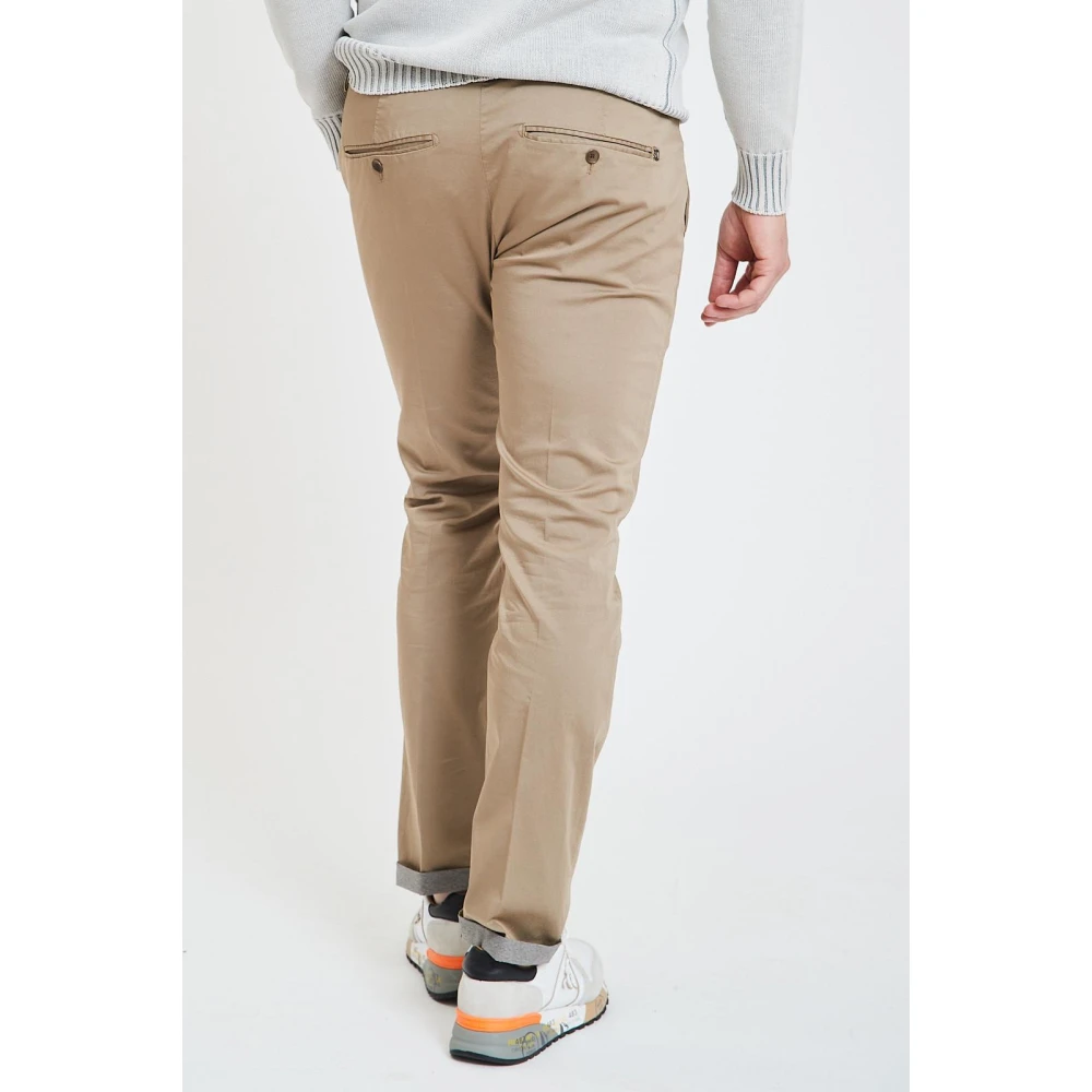 Dondup Gaubert Geplooide Broek Beige Heren