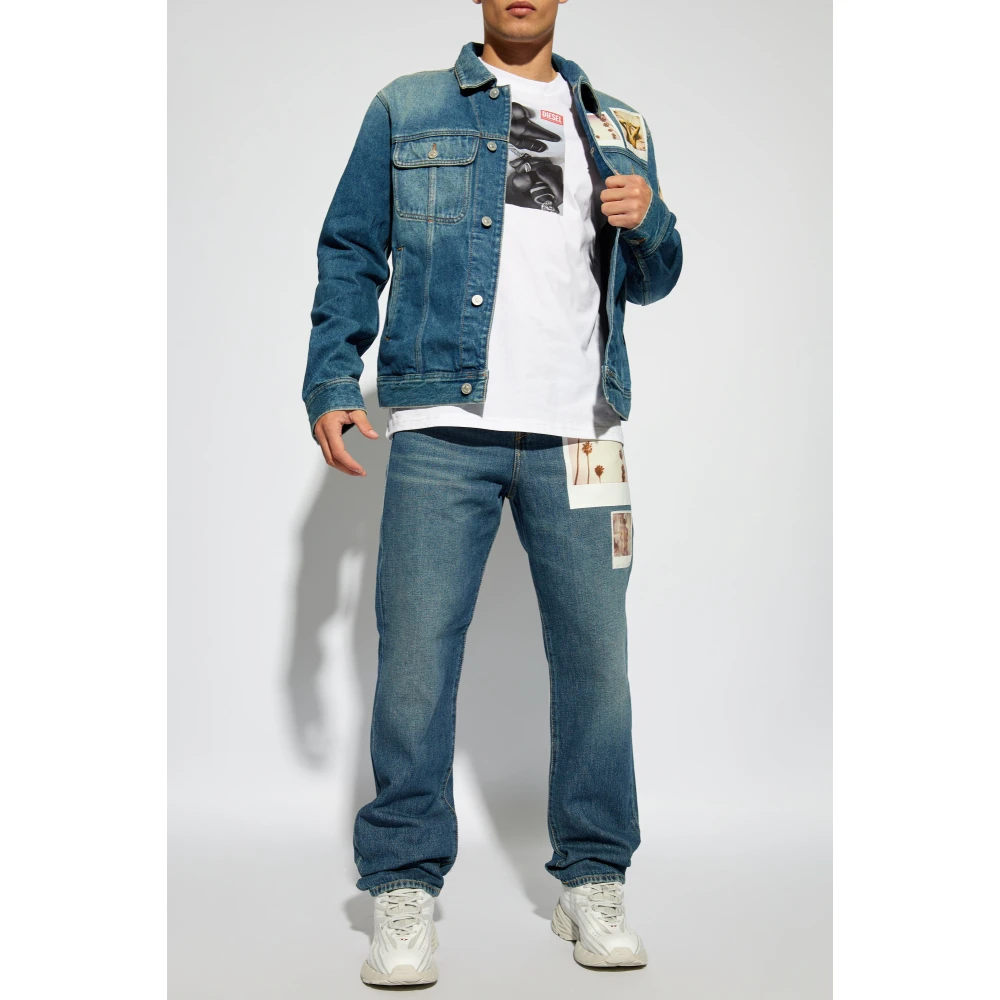 Diesel Denim Jacket Pr-D-Barcy Blue Heren