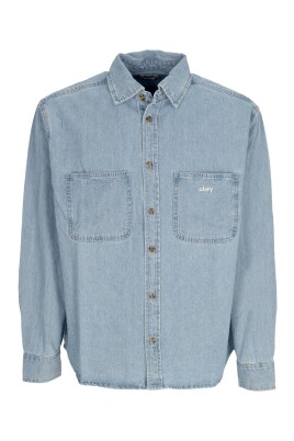 denim-vaevet-indigo-langaermet-skjorte