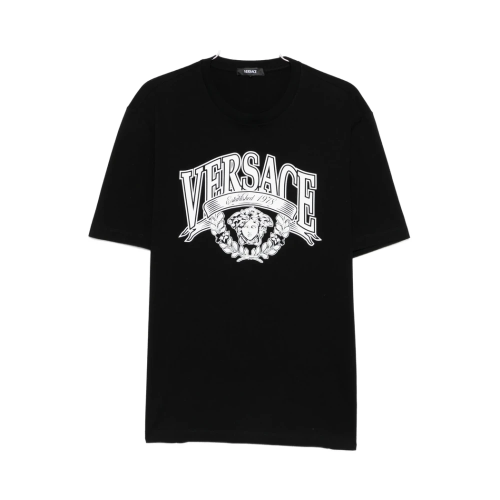 Versace - Tops > T-Shirts - Black - Versace - Modalova