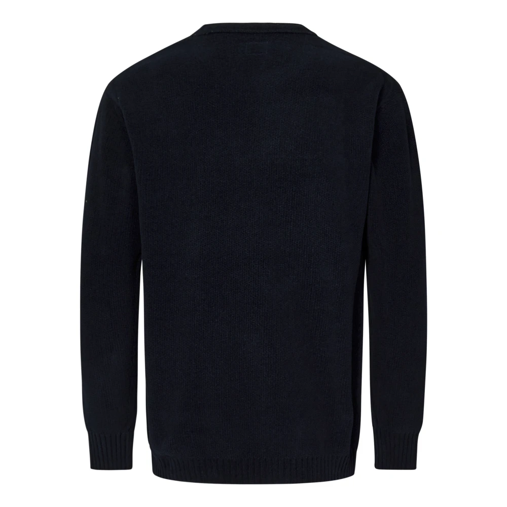 C.P. Company Blauwe Sweater met Ritssluiting Blue Heren