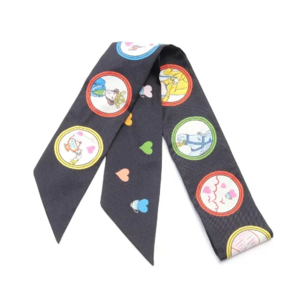Hermès Vintage Pre-owned Canvas scarves Multicolor Dames