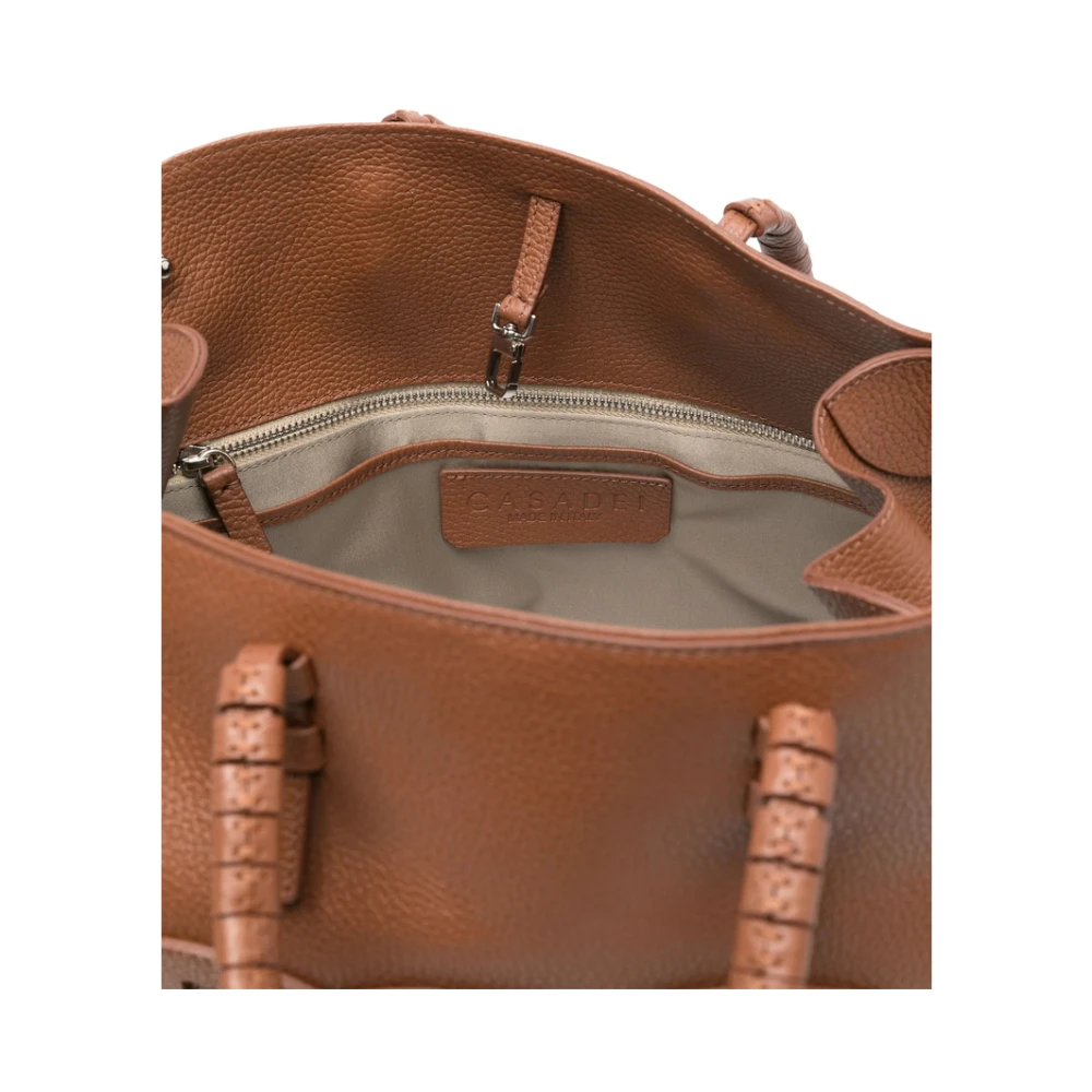 Casadei Bruine Kreeftklauw Handtas Brown Dames