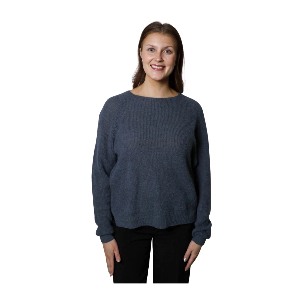 Blå Ruby Sweater Strikkegenser