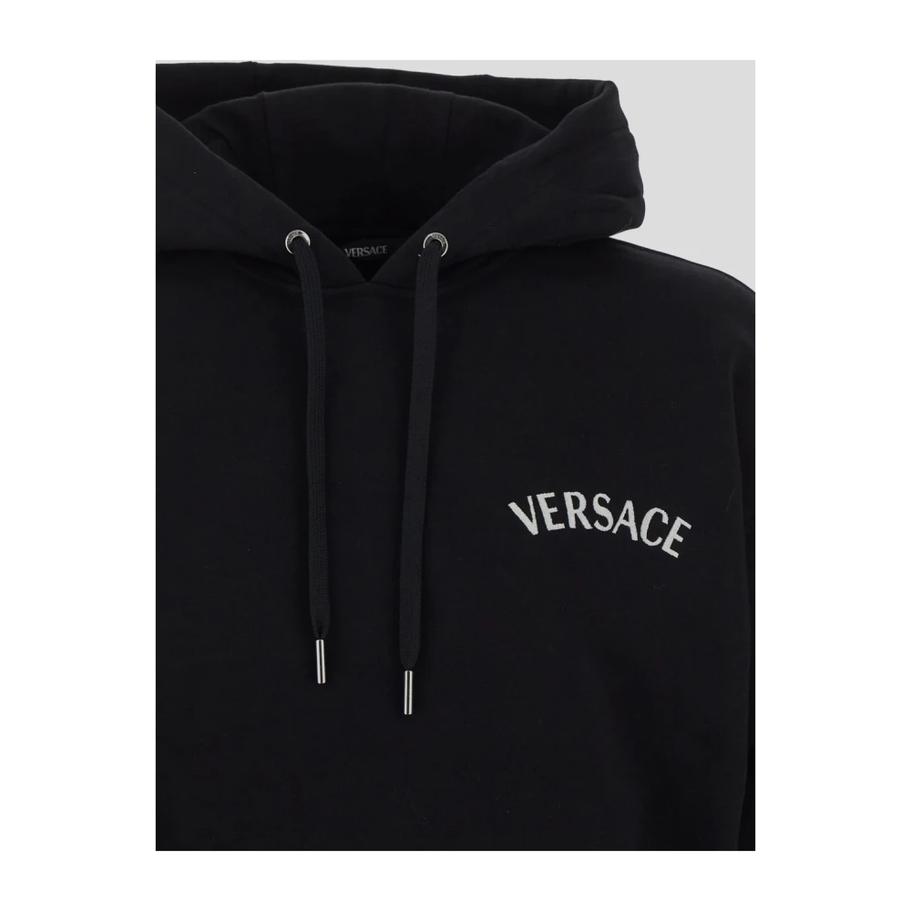 Versace Katoenen Sweatshirt Black Heren