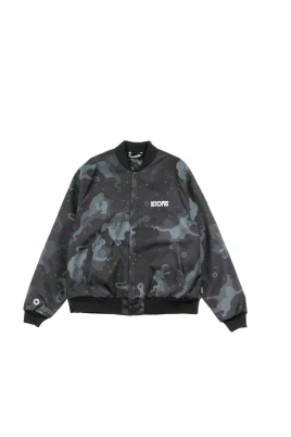 Camo Varsity Bomber Jacket
