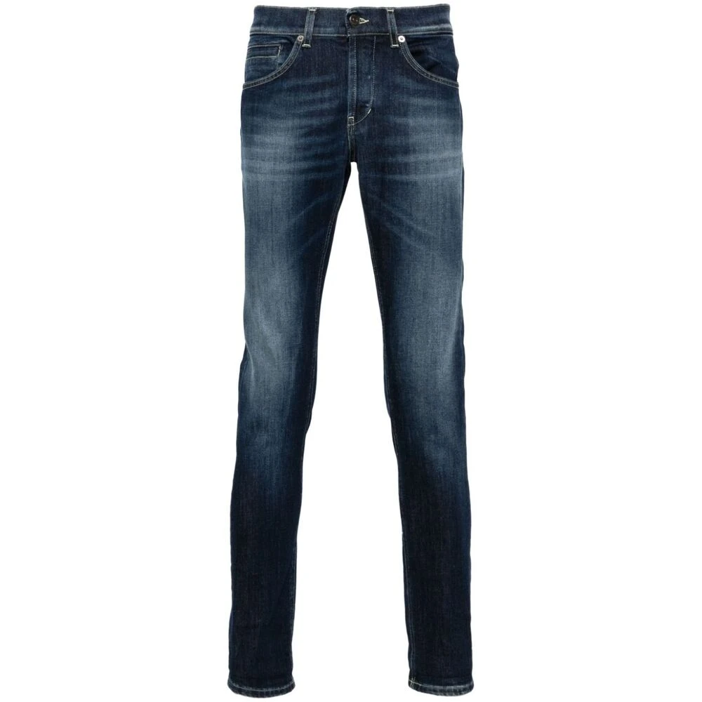 Dondup Indigo Blue Skinny Cut Denim Jeans Blue Heren