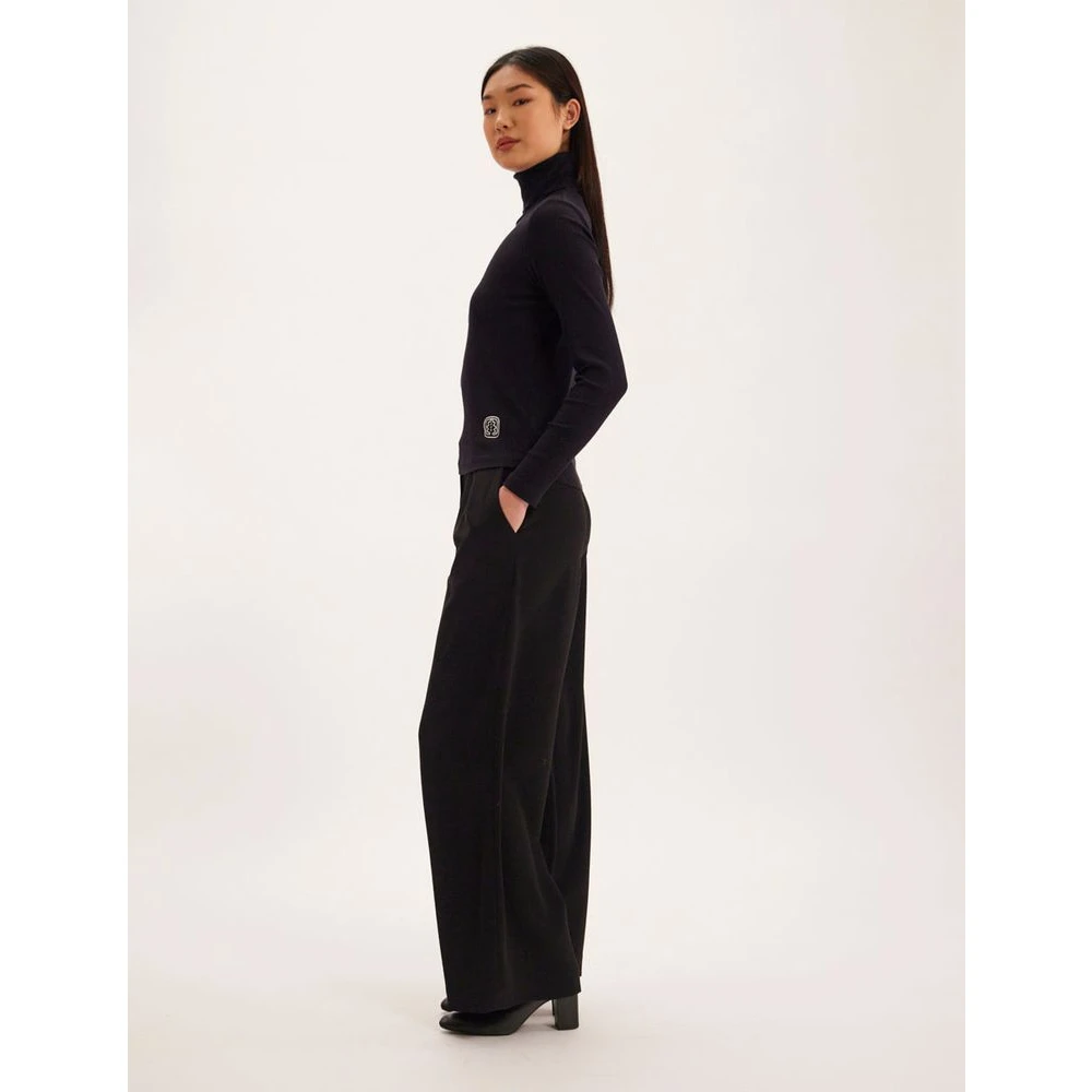 Ines De La Fressange Paris Matthieu zwarte turtleneck top Black Dames
