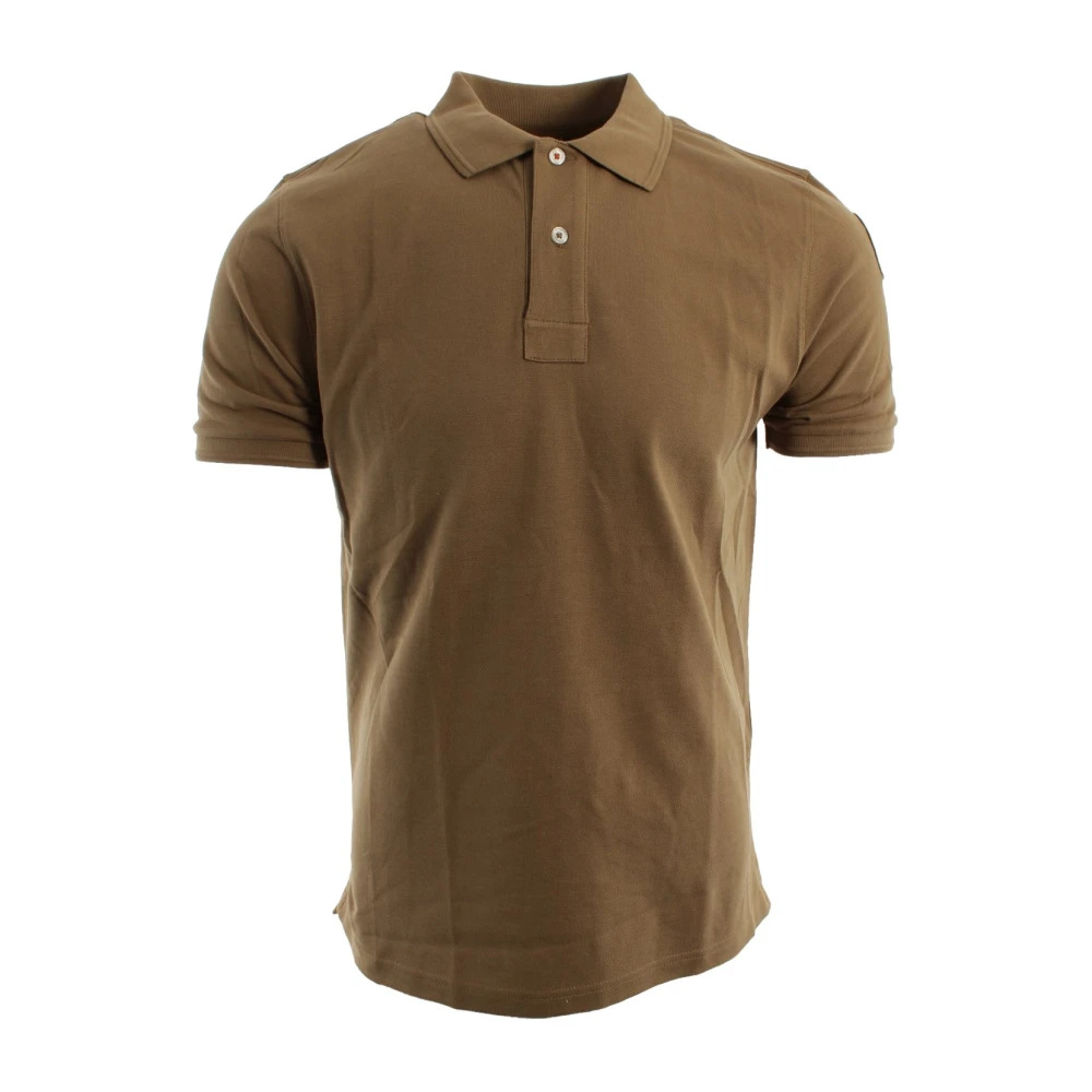 Parajumpers Men's Brown Polo Shirts, L, Gangapuma Polo