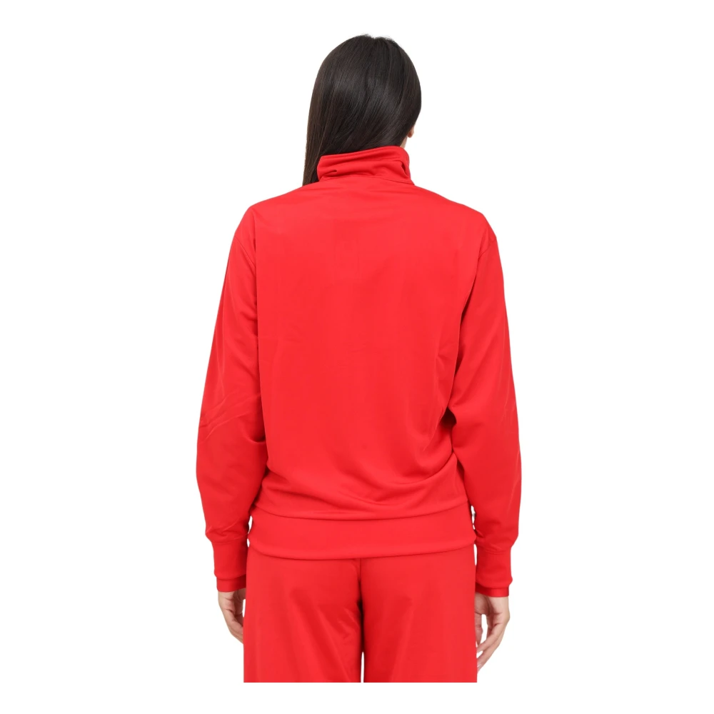 adidas Originals Rode Adicolor Classics Rits Sweater Red Dames