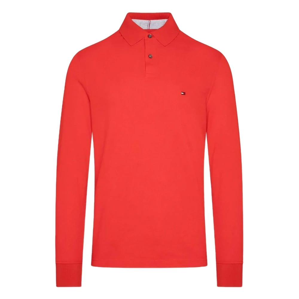 Tommy Hilfiger Stretch Organisch Katoenen Polo Red Heren