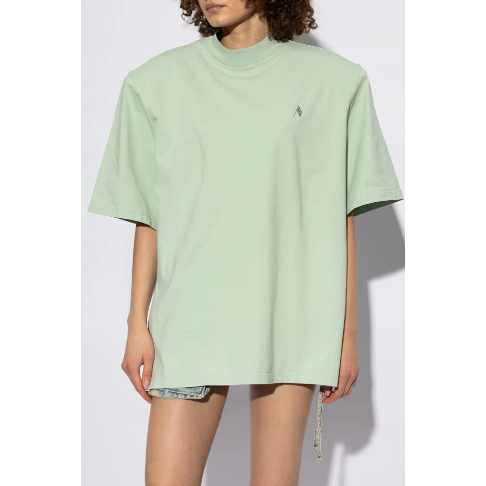 The Attico Top met pads Green Dames