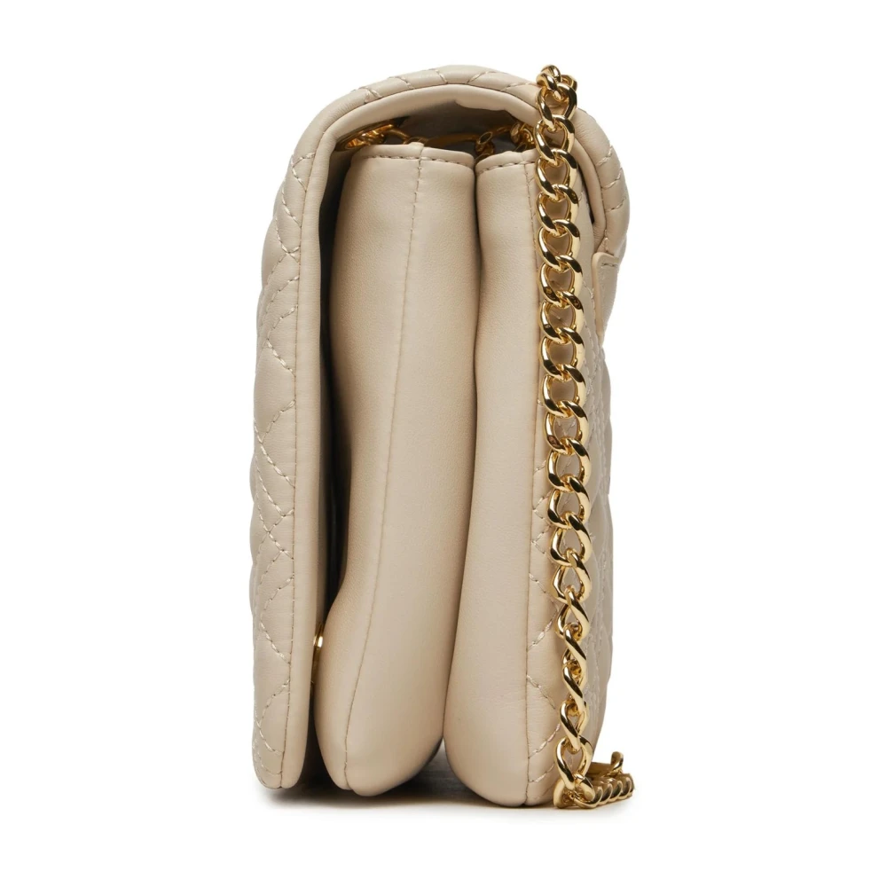 Love Moschino Gewatteerde PU Schoudertas White Dames