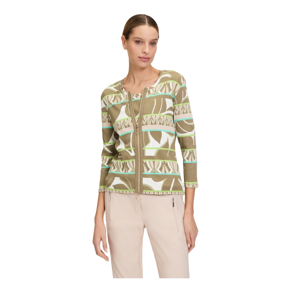 Betty Barclay Gestreepte shirtjas met ribstructuur Multicolor Dames