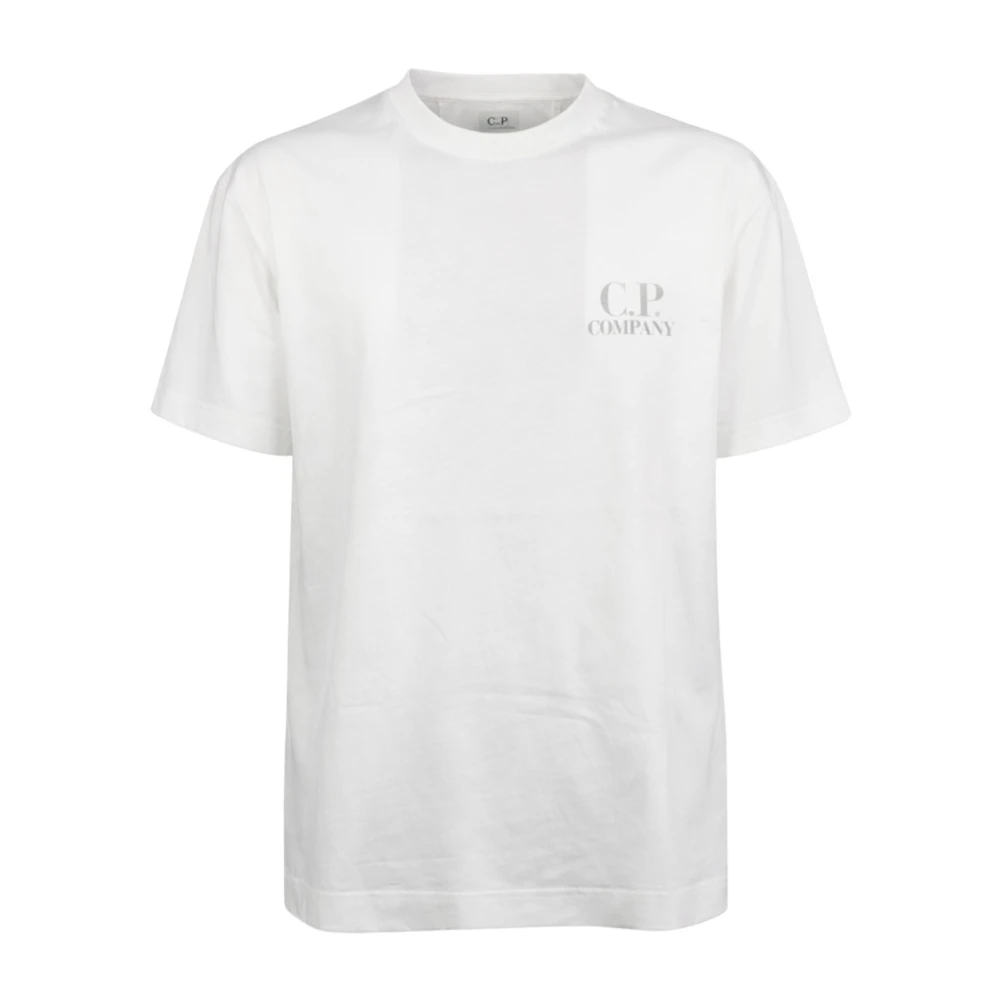 C.p. Company Men's White T-Shirts, L, T-Shirts And Polos