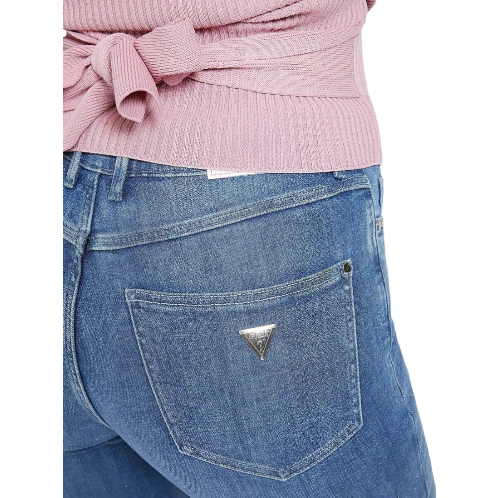 Guess Klassieke Denim Jeans met Vijf Zakken Blue Dames