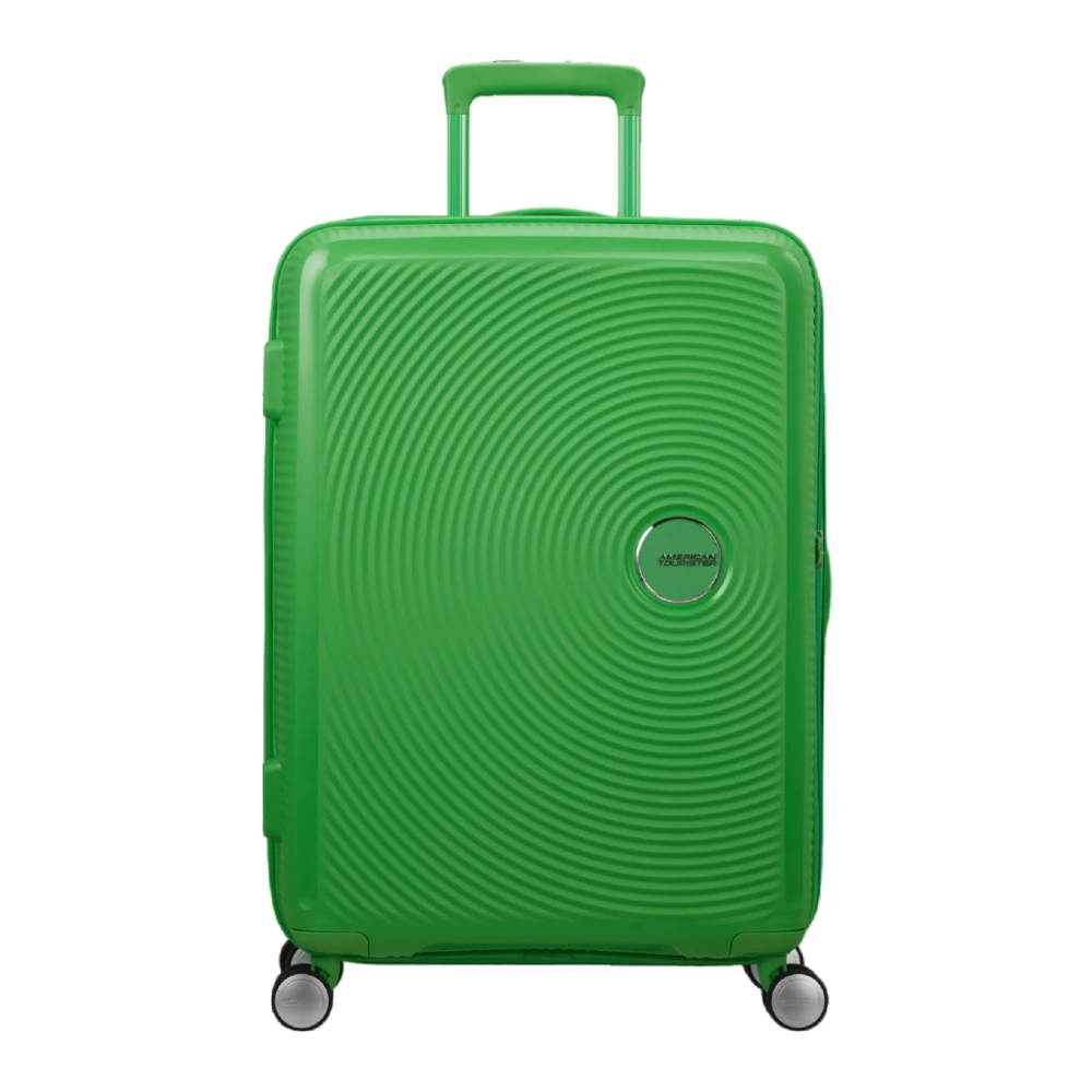American Tourister Uitbreidbare Harde Schaal Spinner Bagage Green Unisex