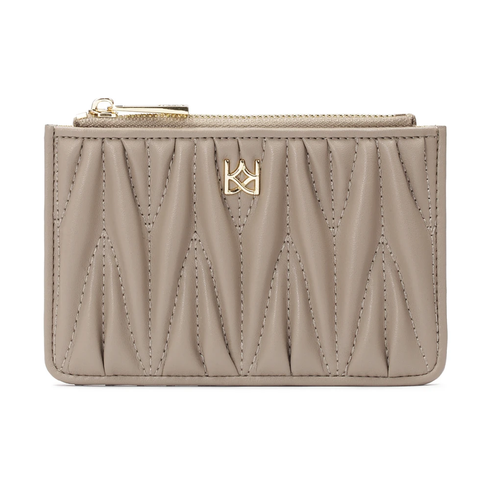Kazar Kleine portemonnee met ritssluiting en kaartsleuf Beige Dames