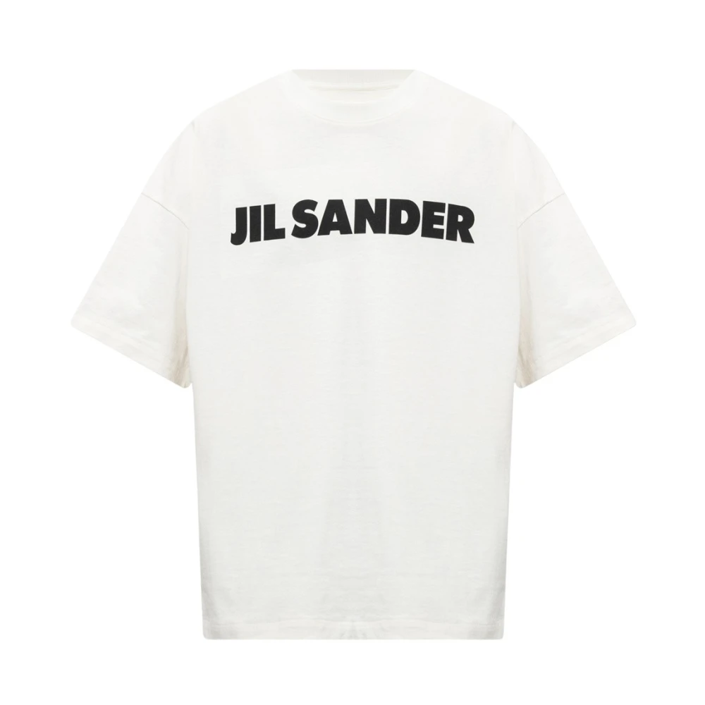 Jil Sander Men's White T-Shirts, Xs, T-Shirt With Logo