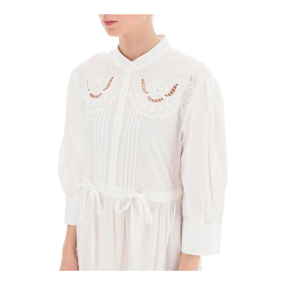 See by Chloé Shirt Dresses White Dames