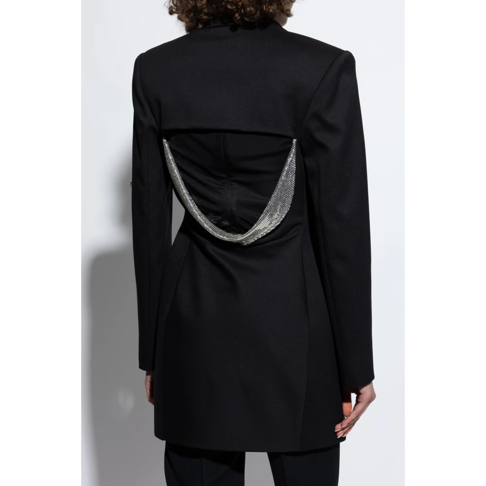 Versace Jurk met uitsnijding aan de achterkant Black Dames