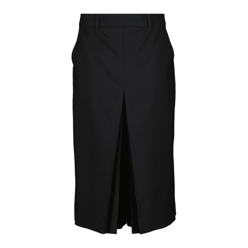 Saint Laurent Women's Black Wool Culottes Skirt - Midi Skirts - L - Skirts