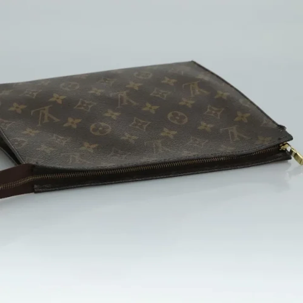 Louis Vuitton Vintage Pre-owned Canvas pouches Brown Dames