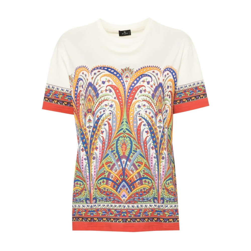 ETRO Paisley Print T-shirts en Polos Multicolor Dames