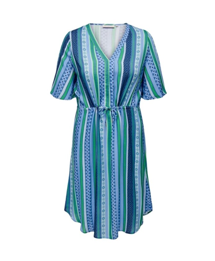 gron-v-ringad-oversize-klanning