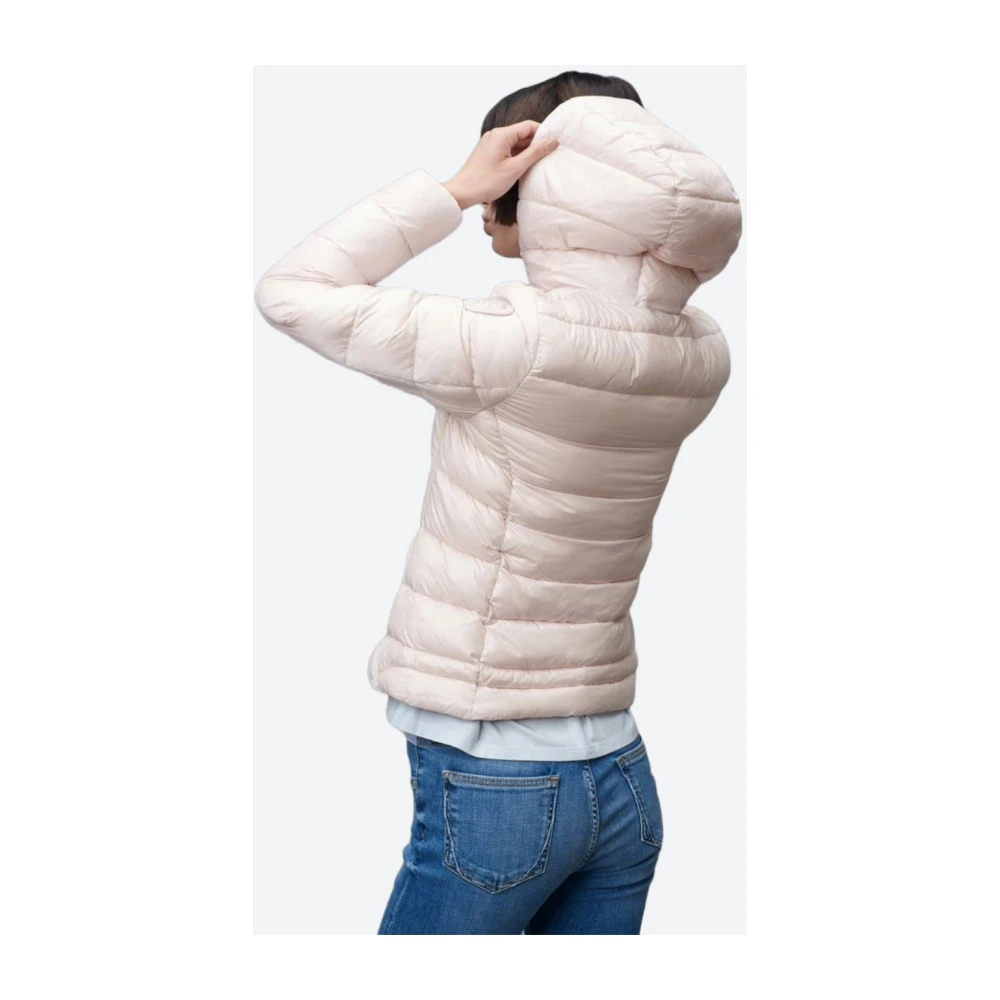 Blauer Gestreepte jas met ruitpatroon Pink Dames