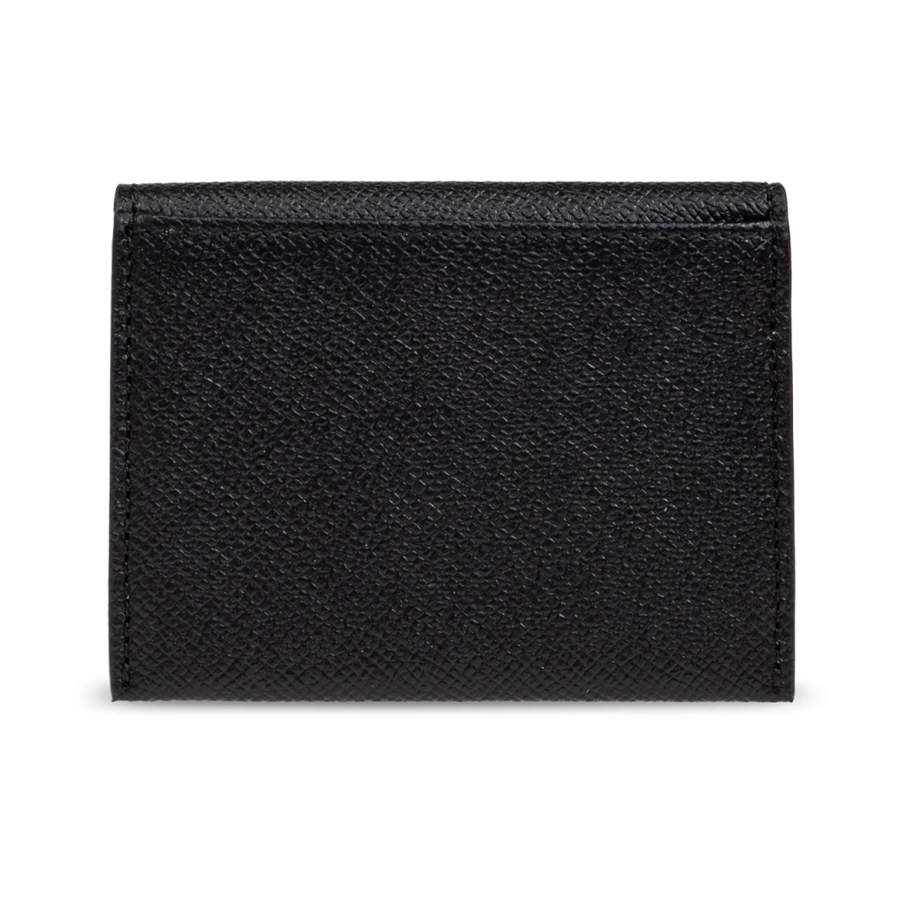 Salvatore Ferragamo Leren kaarthouder Black Dames