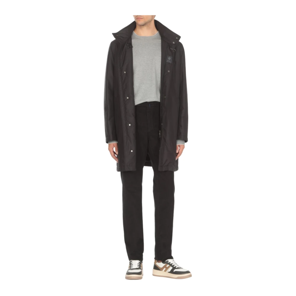 Fay Technische Poplin Jas Brown Heren